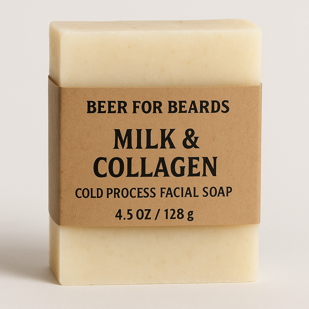 Beer For Beards – Goat’s Milk & Honey Soap (4.5 oz)